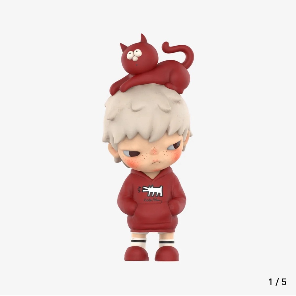 Pop Mart Hirono x Keith Haring figure